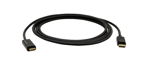 3m Kramer Display Port Male to HDMI Male 4k Active Cable - Black – Kramer Electronics