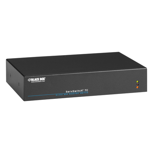 TC KVM SWITCH W/ GLIDE&SWITCH MOUSE; 4-PORT (2)HID – Black Box