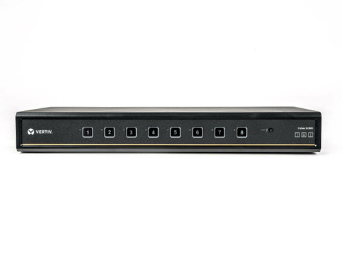 CYBEX SC UNIVERSAL DP/H SECURE KVM SWITCH 8-PORT DUAL DISPLAY W – Vertiv