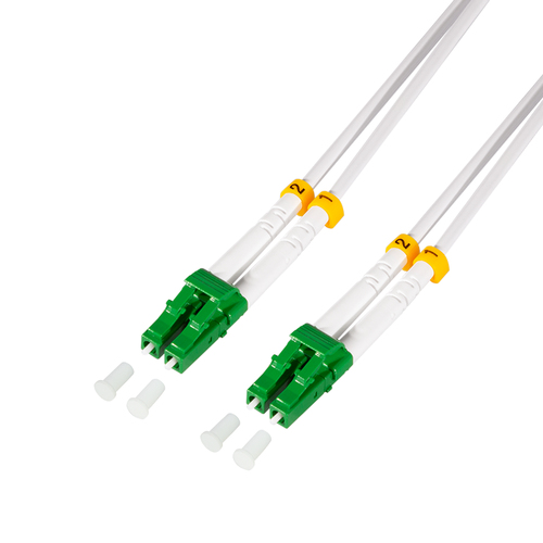 Steel armored fiber patch cord OS2, Duplex LC/APC - LC/APC, 7.5 m – LogiLink