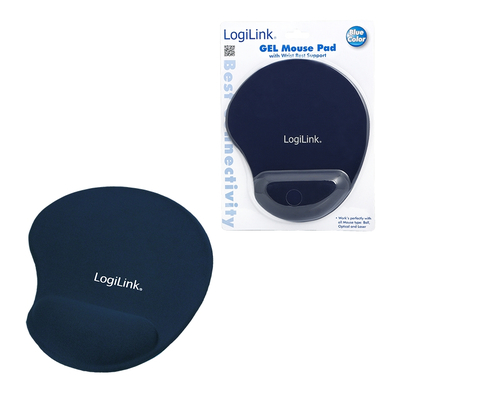 Mousepad with GEL wrist rest – LogiLink