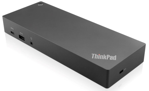 Lenovo ThinkPad Hybrid USB-C with USB-A Dock includes power cable. For UKEU.