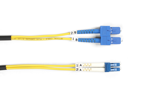 OS1 LC-SC DUPLEX YELLOW 1M – Black Box