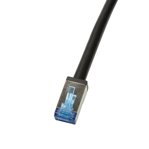 Outdoor PE Patch Cable CAT.6A S/FTP, black, 50m – LogiLink