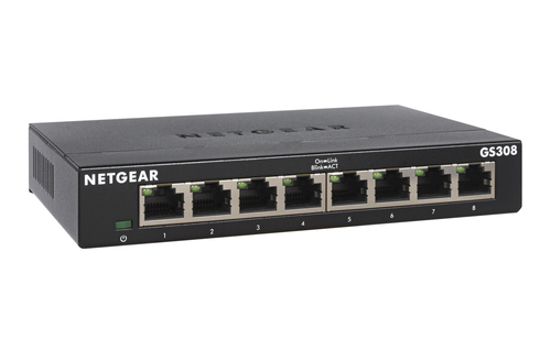 8PT GE UNMANAGED SW METAL LP – Netgear