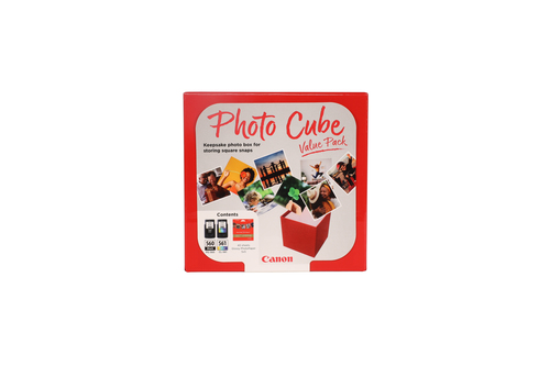 PG-560/CL-561 PHOTO CUBE VALUE PACK 5X5 PHOT PAPER(PP-201 40SHE – Canon