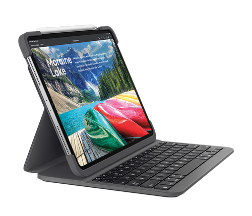 SLIM FOLIO PRO FOR IPAD PRO12.9 -CH (3RD G) GRAPHITE PAN NORDI – Logitech