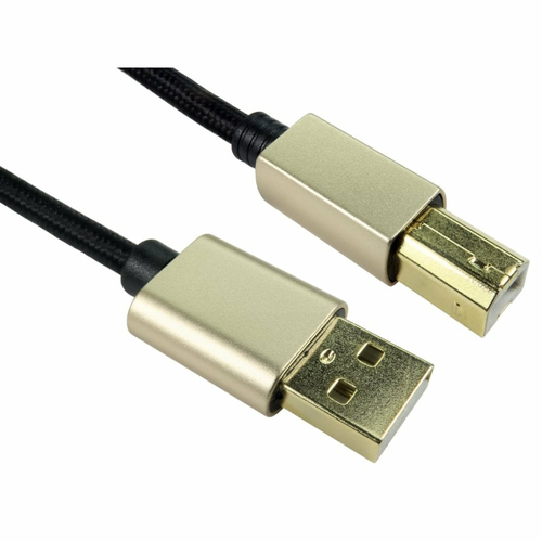 CDL 1.8 MTR USB 2.0 A to B Braid – Cables Direct