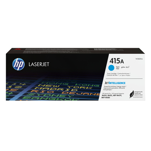 HP 415A CYAN LASERJET TONER CARTRIDGE – HP Inc