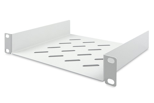1U 10IN Shelf grey 44x254x200 mm RAL 703 – Assmann Electronics