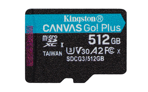 FC 512GB microSDXC Canvas Go Plus – Kingston Technology