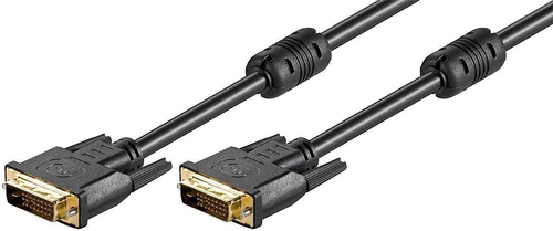 DVI-D 24+1-PIN W. FERRIT, M-M – MicroConnect