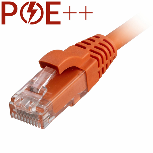 3m Cat6 RJ45 Orange U/UTP LSOH 24AWG Snagless Booted Patch Lead – Cablenet