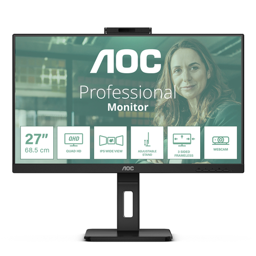 Pop-up 2.0 megapixel FHD camera – AOC