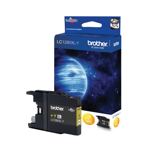 LC-1280XLY YELLOW INK (1.200 PAGES) – Brother