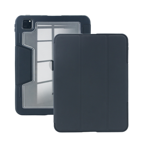 Rugged Case iPad Pro 11in (M4 2 in Black with EDU-Cornstarch – DEQSTER