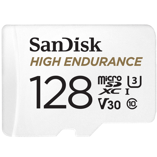 SanDisk 128GB HE microSDXC Card & Adpt – SanDisk