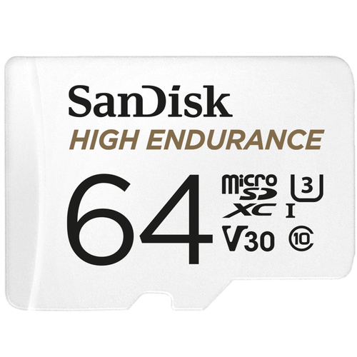 SanDisk 64GB HE microSDXC Card & Adpt – SanDisk