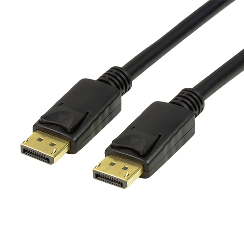 DisplayPort cable, DP/M to DP/M, 8K/60 Hz, black, 2 m – LogiLink