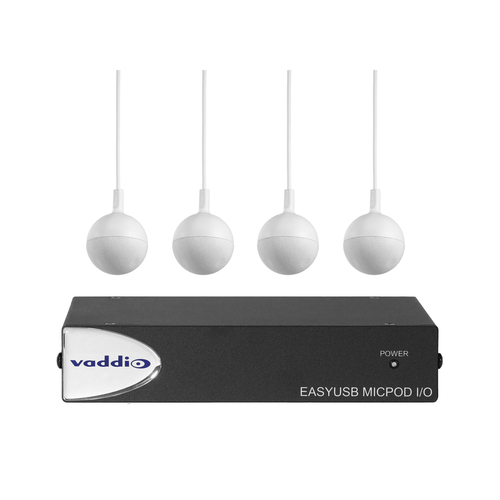 EasyUSB MicPOD with Four CeilingMICs - W – Vaddio