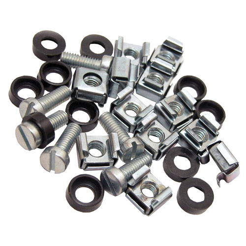 Cage Nuts & Screws M6 Silver (PK 50) – Cablenet