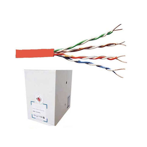 CAT.5e UTP STRANDED PATCH CABLE (305M BOX) - RED – Fairline