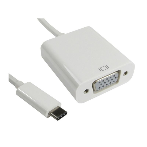 0.15M USB TYPE C TO VGA ADAPTOR CABLE (M-F) – Fairline
