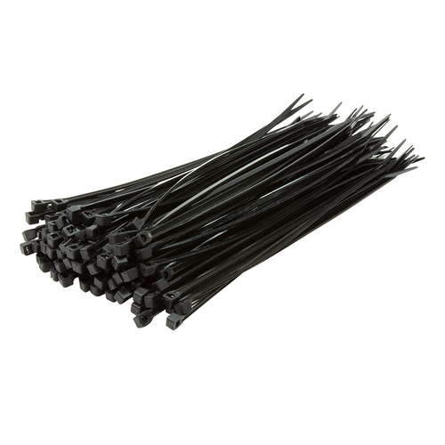 100mm CABLE TIES (100) - BLACK – Fairline