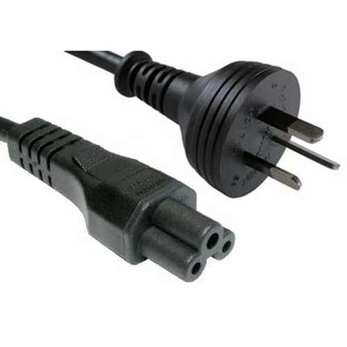 2M AUSTRALIAN MAINS PLUG TO C5 CLOVER LEAF SOCKET CABLE – Fairline