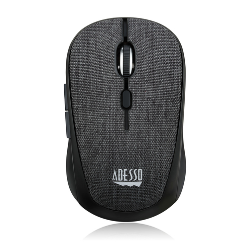 WIRELESS 5 BUTTONS FABRIC MINI MOUSE (BLACK) – Adesso