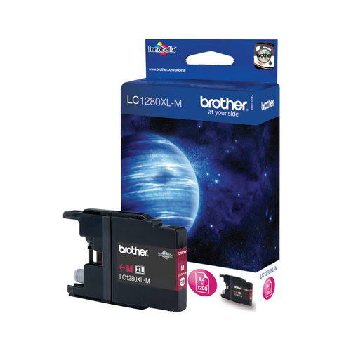 LC-1280XLM MAGENTA INK (1.200 PAGES) – Brother