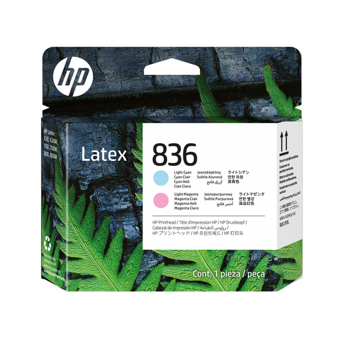 HP 836 - Light magenta, light cyan - original - Latex - printhead - for Latex 700, 700 W, 800, 800 W – HP Inc