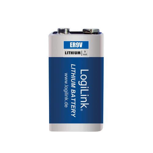 Battery, Lithium 9V , 1pcs. blister packing – LogiLink