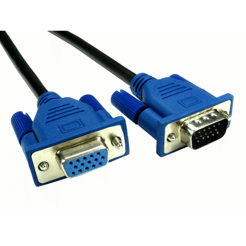 3M HD15 VGA/SVGA LOW PROF M-F EX CAB – Cables Direct