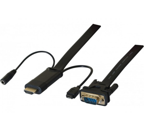 A Hypertec® ProConnectLite® HDMI to VGA+audio Adapter cable-1.8m – Hypertec
