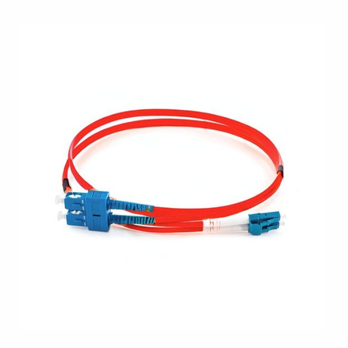 Group Gear (5m) LC to SC Duplex 50/125 Fibre Optic Patch Cable (Red) – Group Gear