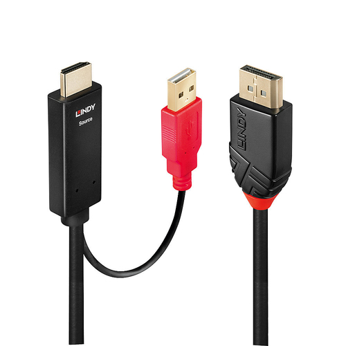 2M ACTIVE HDMI 1.4 TO DISPLAYPORT 1.2 CABLE – Lindy