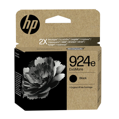 HP 924E EVOMORE BLACK ORIGINAL INK C – HP Inc