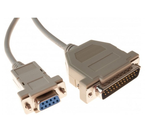 A Hypertec ProConnectLite DB9F to DB25M serial cable- 1.8m – Hypertec