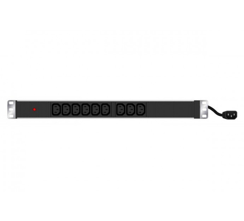 A Hypertec® ProConnectLite® EU Schuko 4 way power strip-Black 4m – Hypertec