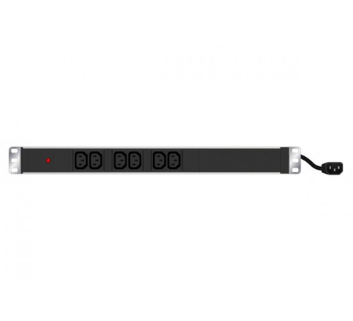 A Hypertec® ProConnectLite® 19'' 1U 6 way PDU-C14 to 6 x C13 – Hypertec