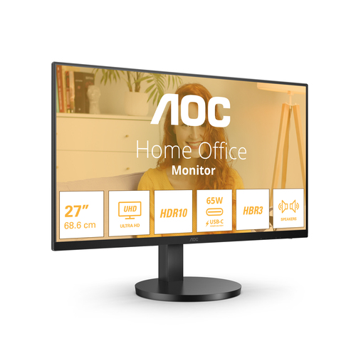 27 INCH 4K IPS 65W USB C 2 HDMI HA – AOC