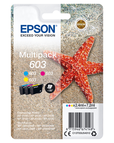 MULTIPACK 3-COLOURS 603 INK – Epson