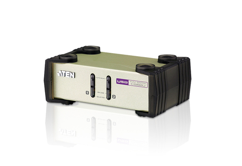 2-Port PS/2-USB VGA KVM Switch – ATEN