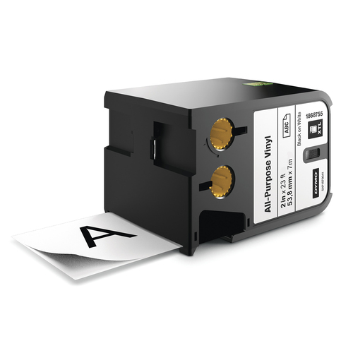 DYMO XTL TAPE VINYL PERMANENT ENDLESSLY 54MM X 7M BLACK – NEWELL RUBBERMAID