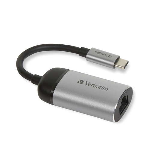 Verbatim - Netwerk / USB adapter - USB-C - Gigabit Ethernet x 1 – Verbatim