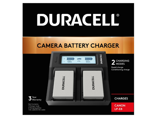 Duracell LED Dual DSLR Battery Charger – Duracell
