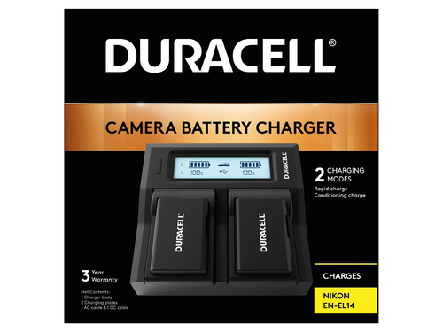 Duracell LED Dual DSLR Battery Charger – Duracell