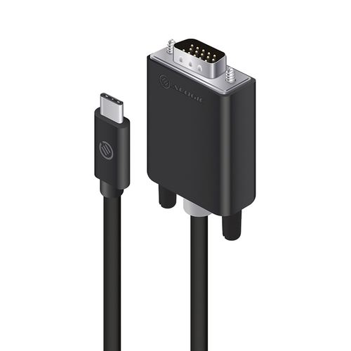 2m USB-C to VGA Cable-Male to Male-Retail Box Packaging – ALOGIC