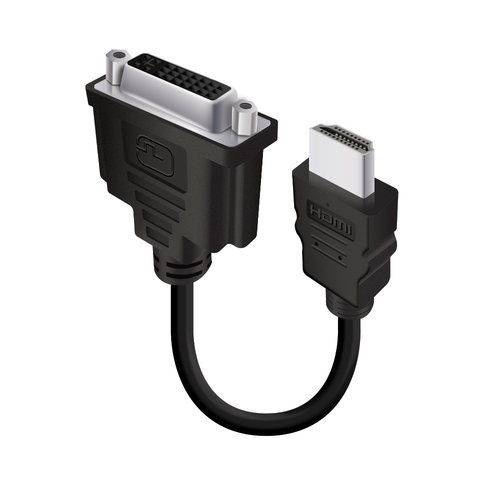 15cm HDMI (M) to DVI-I (F) Adapter Cable - Male to Female – ALOGIC